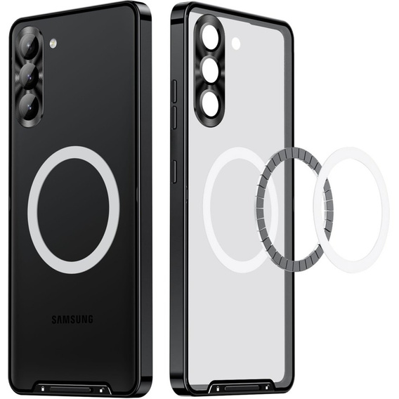 θήκη προστασίας κάμερας για το Samsung Galaxy S23, CamShield MagSafe, διαφανής / μαύρη