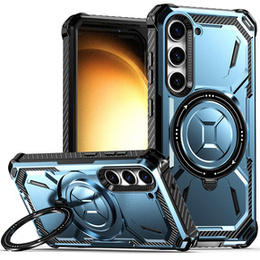 Θήκη για Samsung Galaxy S23, Heavy Duty Ring, μπλε