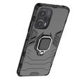 Θήκη για Poco F5 5G, Kickstand Ring, μαύρη