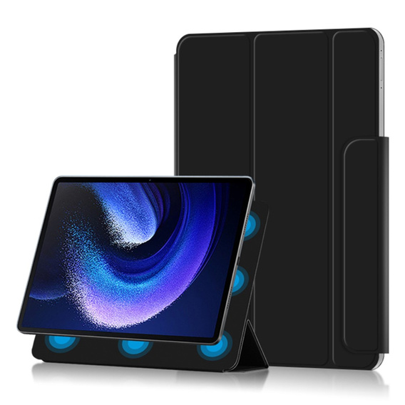 Θήκη για Xiaomi Pad 6, Magnetic Smartcase, μαύρη