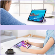 Θήκη για Apple iPad Air 11" 6 gen. 2024 (A2902, Smartcase Hybrid, με χώρο για γραφίδα, μωβ