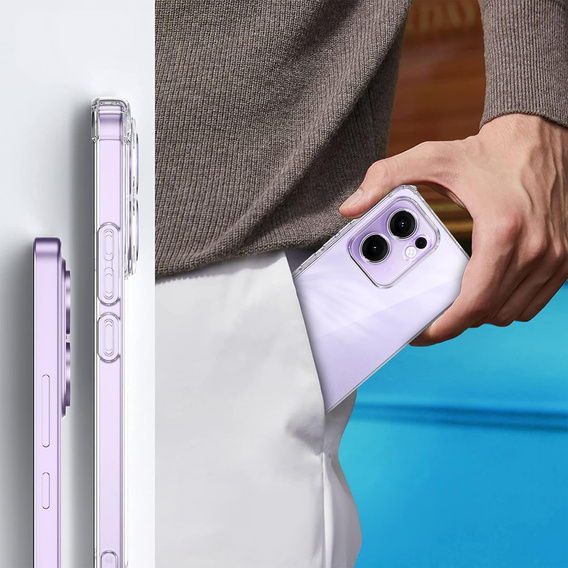 Θήκη για Oppo Reno 13F / Oppo Reno 13FS, Dropproof, διαφανής