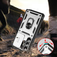 Θήκη για Samsung Galaxy S25 Ultra, KickStand Camera Lens, λευκή