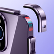 θήκη για το iPhone 14 Pro Max, Magnetic Dual Glass, μωβ