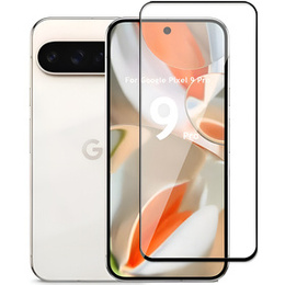 Μετριασμένο γυαλί 3D για Google Pixel 9 Pro, μαύρο πλαίσιο