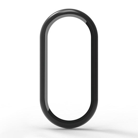 Θήκη 2σε1 + γυαλί μετριασμένο για Xiaomi Smart Band 10 / 9 / 8, μαύρη