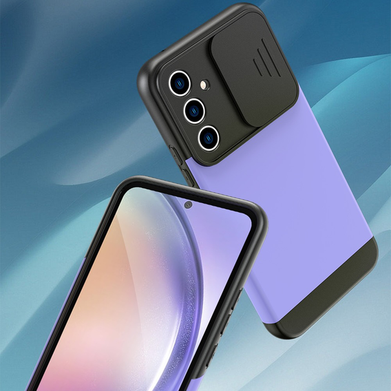 Θήκη για Samsung Galaxy A54 5G, Slide Camera, μαύρη