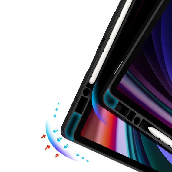Θήκη για Samsung Galaxy Tab S10+ Plus, Dux Ducis MAGI, μαύρη