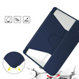 Θήκη πληκτρολογίου για iPad Pro 11" 2024 (5 gen.), Rotary 360° Leather, σκούρο μπλε