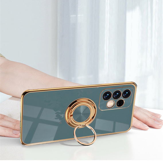 Θήκη για Samsung Galaxy A13 4G, Electro Ring, γκρι