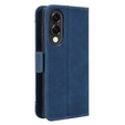 Θήκη με πτερύγιο για Samsung Galaxy S25 Edge, Card Slot, σκούρο μπλε
