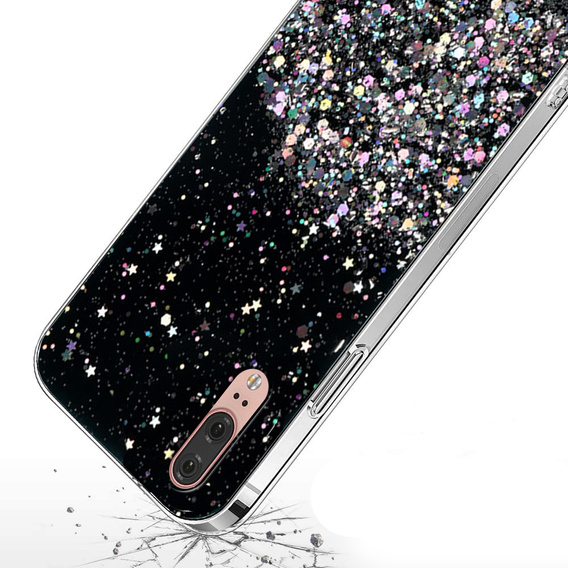 Θήκη για Huawei P20, Glittery, μαύρη