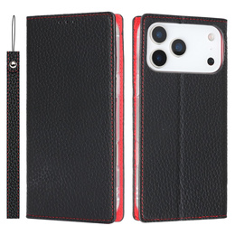 Θήκη με πτυσσόμενο καπάκι Litchi Skin Grain για iPhone 17 Pro