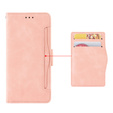 Θήκη με πτερύγιο για Realme 11 Pro 5G / Pro+ 5G, Card Slot, ροζ
