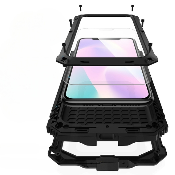 Θωρακισμένη θήκη για iPhone 11, R-JUST, μαύρη