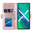 θήκη πτερύγιο για Samsung Galaxy S20 FE/5G, Wallet Pocket Zipper Lace, ροζ