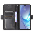 Θήκη με πτερύγιο για Motorola Moto G50, Card Slot, μαύρη