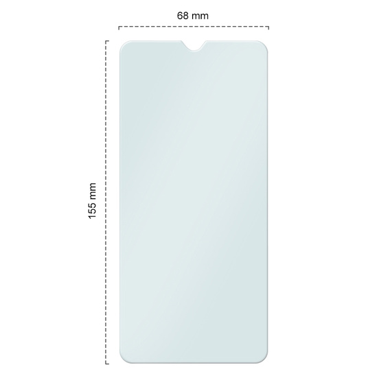 2x Μετριασμένο γυαλί για Realme C21Y / C25Y, ERBORD 9H Hard Glass στην οθόνη