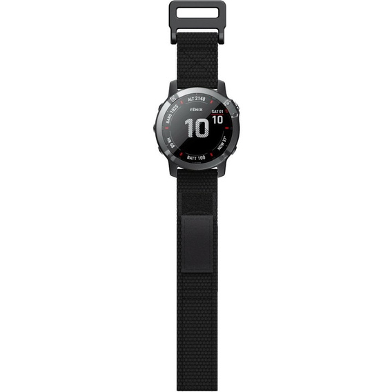 Pasek nylonowy do Garmin Fenix 7/Fenix 6 Pro/Forerunner 935/945/955 22mm, Black