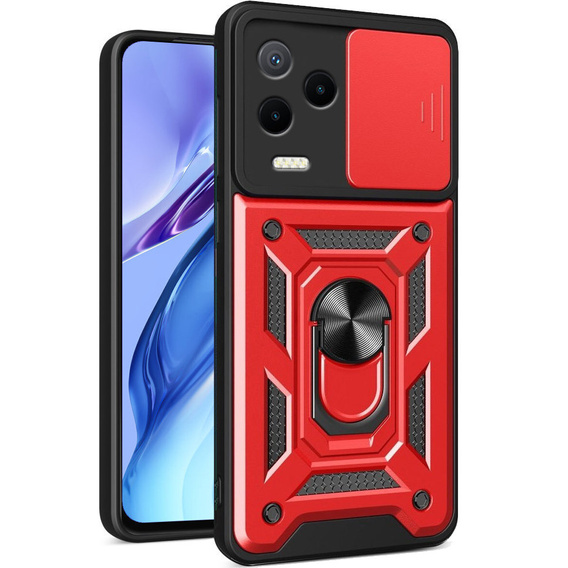Θήκη για Infinix Note 12 2023, CamShield Slide, κόκκινο