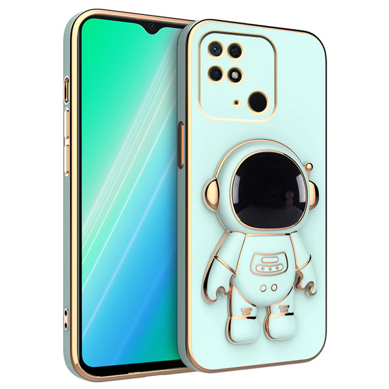 Θήκη για Xiaomi Redmi 10C, Astronaut, πράσινη