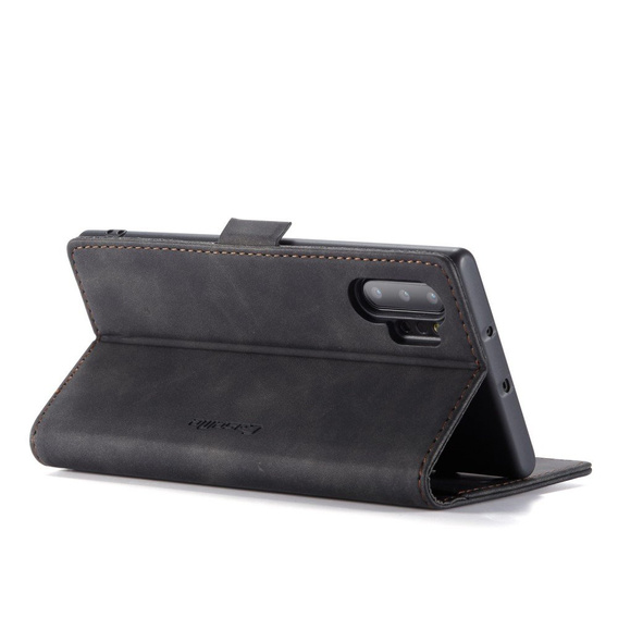 θήκη CASEME για Samsung Galaxy Note 10 Plus/5G, Leather Wallet Case, μαύρη