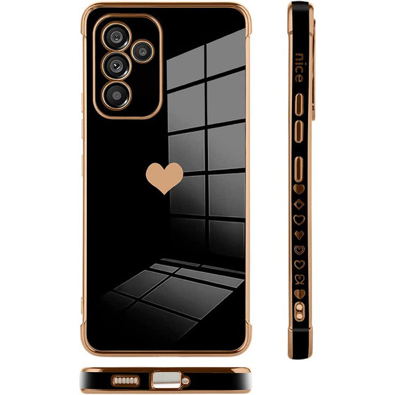 Θήκη για Samsung Galaxy A34 5G, Electro heart, μαύρη