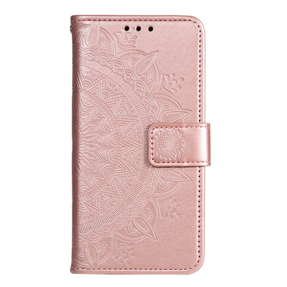 Θήκη με πτερύγιο για Realme 12 Pro 5G / 12 Pro+ 5G, Mandala, ροζ