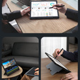 Θήκη + πληκτρολόγιο Galaxy Tab S9, NILLKIN Bumper Pen Slot, μαύρη