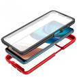Θήκη για Motorola Moto G42 4G, Shockproof, με μεμβράνη, κόκκινη