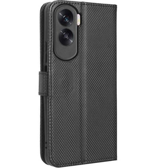 Θήκη με πτερύγιο για Honor 90 Lite 5G, Wallet Smart Magnet, μαύρη