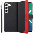 θήκη flip για το Samsung Galaxy S22+ Plus 5G, KHAZNEH RFID, μπλε