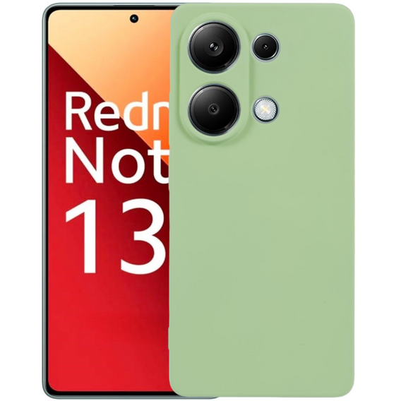 Θήκη για Xiaomi Redmi Note 13 Pro 4G / Xiaomi Redmi Note 14S / Xiaomi Poco M6 Pro 4G, Silicone Lite, πράσινη