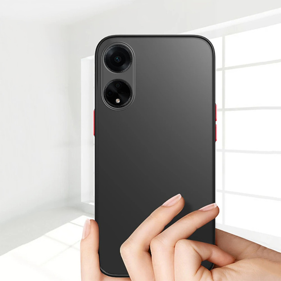 Θήκη για Oppo A18 4G / A38 4G, Fusion Hybrid, με προστασία κάμερας, ματ / μαύρο