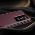 Αναδιπλούμενη θήκη για Samsung Z Fold6 5G, Smart View Wallet, μπορντό