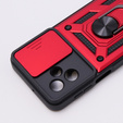 Θήκη για Motorola Moto G54 5G, CamShield Slide, κόκκινο