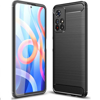 Θήκη για Xiaomi Poco M4 Pro 5G / Redmi Note 11S 5G, Carbon, μαύρη