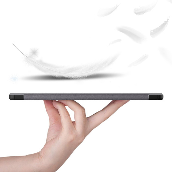 Θήκη για Samsung Galaxy Tab S9 FE+ Plus, Smartcase με χώρο για γραφίδα, γκρι