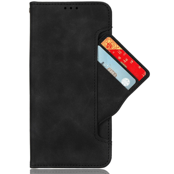 Θήκη με πτερύγιο για Samsung Galaxy M34, Card Slot, μαύρη