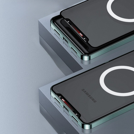 θήκη προστασίας κάμερας για το Samsung Galaxy S23 Plus, CamShield MagSafe, διαφανής / πράσινη