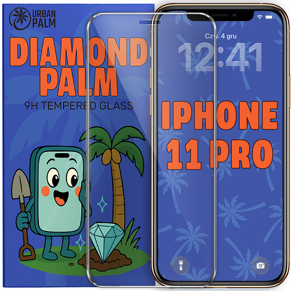 Διαμαντένιο γυαλί Diamond Palm για iPhone 11 Pro