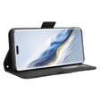 Θήκη με πτερύγιο για Honor Magic 6 Pro 5G, Card Slot, μαύρη