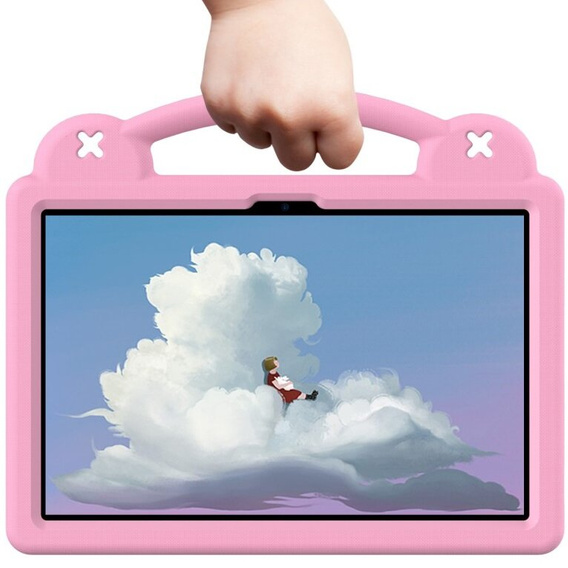 Παιδική θήκη για Lenovo Tab M11, Cute Patterns, με βάση, ροζ