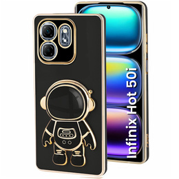 Θήκη για Infinix Hot 50i 4G, Astronaut, μαύρη