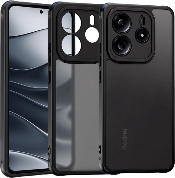 Θήκη για Xiaomi Redmi Note 14 4G, Fusion Hybrid, διαφανής