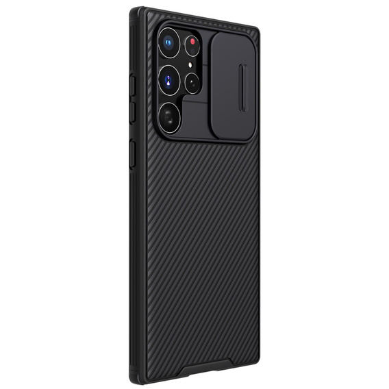 Θήκη για Samsung Galaxy S22 Ultra, θωρακισμένη Nillkin, CamShield Pro, μαύρη