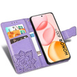 Θήκη με πτερύγιο για Honor 400 5G, Butterfly, μωβ
