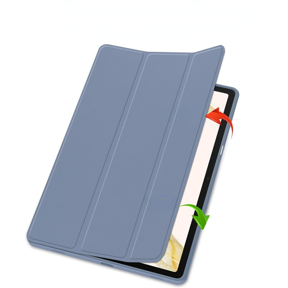 Θήκη για Samsung Galaxy Tab S10+ Plus, Smartcase με χώρο για γραφίδα, μωβ