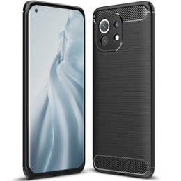 Θήκη για Xiaomi Mi 11, Carbon, μαύρη