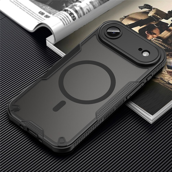 Θωρακισμένη θήκη για iPhone Air, για MagSafe, μαύρο ματ